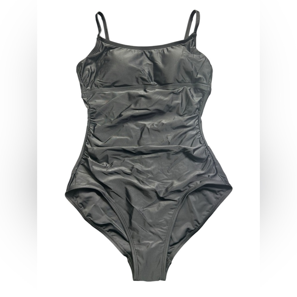 KONA SOL women’s full seat coverage one piece swimsuit size L 12/14 NWT